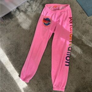 Aviator Nation Rainbow Logo Sweatpants